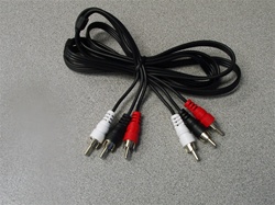 5ft 3 RCA Male to 3 RCA Male Cable