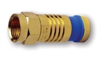 BNC RG6Q Compression Connector, Gold Plated (25pcs)