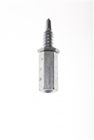 Threaded Rod - 1/4-20 Male Coupler with 3/4" Self Drill Screw