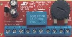 Low-voltage miniature delay timer module