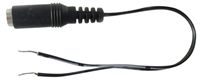 Female DC Cord with 2 Wire